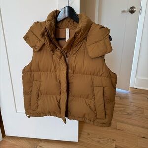Lululemon Tan Puffer Vest